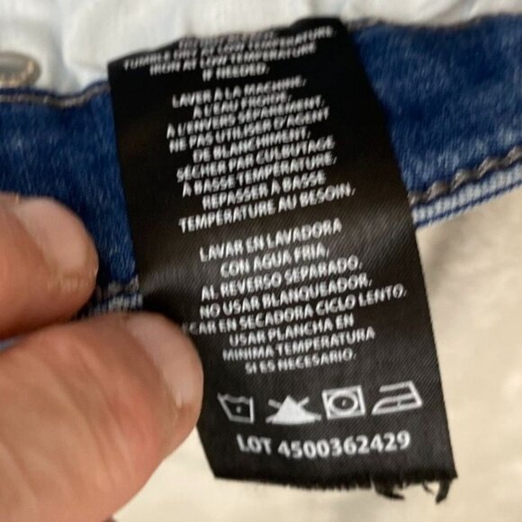 Buffalo Womens Jeans 10/30 Blue Denim Mid-Rise Stretch Straight Ankle Grazer - Picture 10 of 13